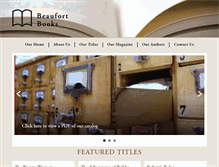 Tablet Screenshot of beaufortbooks.com